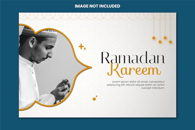 Vector ramadhan kareem banner