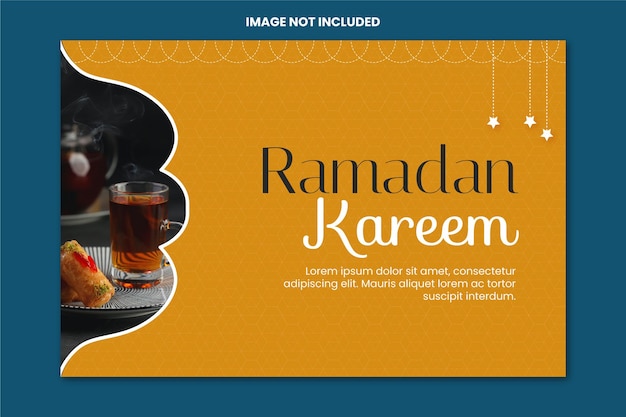 Vector ramadhan kareem banner