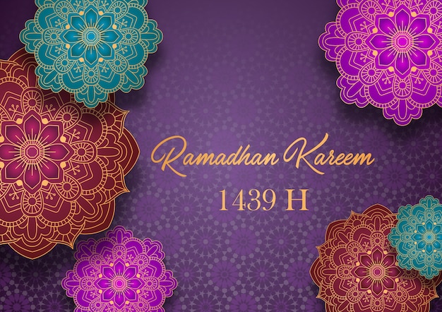 Ramadhan Kareem greeting background