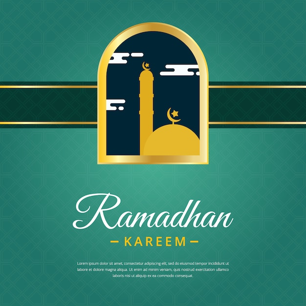 Ramadhan Kareem Greeting Card 