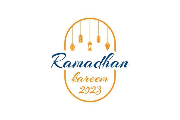 Ramadhan Kareem islamic flat images design template element vector