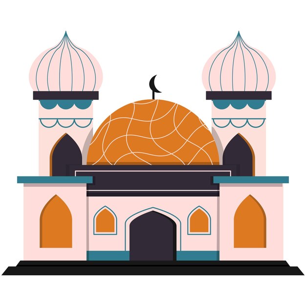 Ramadhan Mosque Illustration