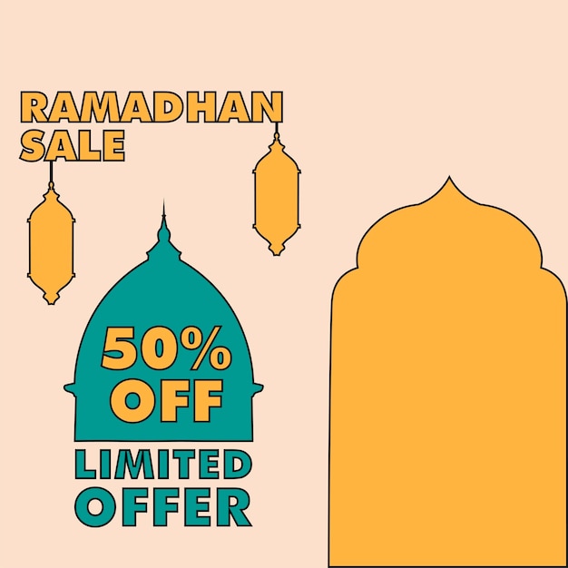 RAMADHAN SALE DESIGN SOCIAL MEDIA POST