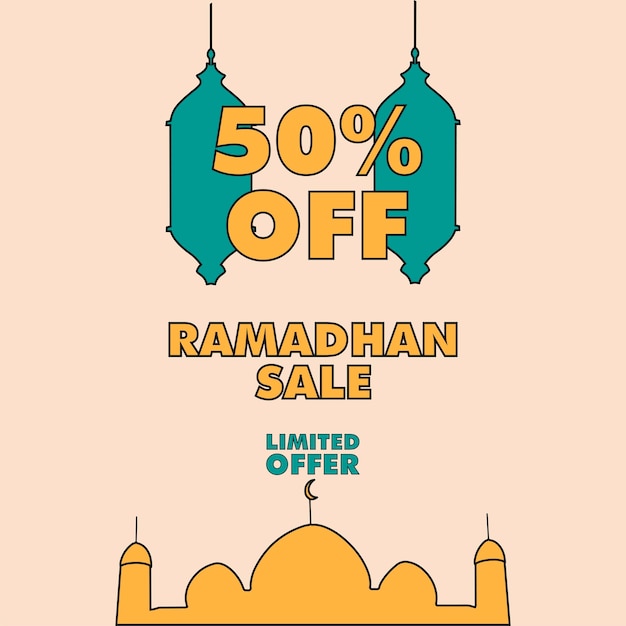 RAMADHAN SALE DESIGN SOCIAL MEDIA POST