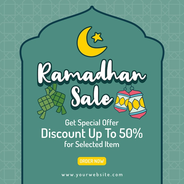 Шаблон оформления продажи Рамадан