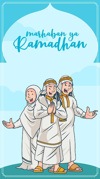 Vector ramadhan social media story 1080 x 1920