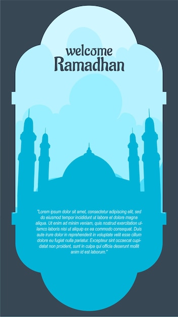 Vector ramadhan social media story 1080 x 1920