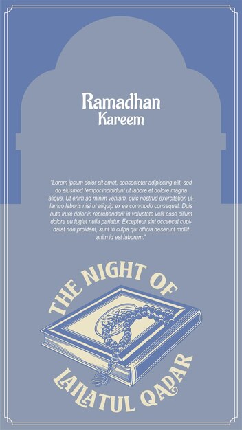 Ramadhan storia dei social media 1080 x 1920