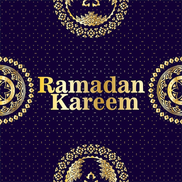 Vector ramazan kareen mubarak pattern post