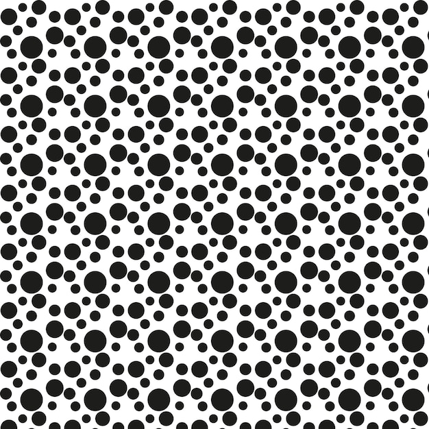 Ramdon pattern of black dots on white background