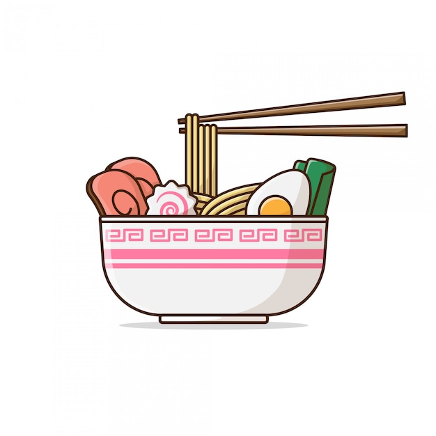 ラーメンのイラスト