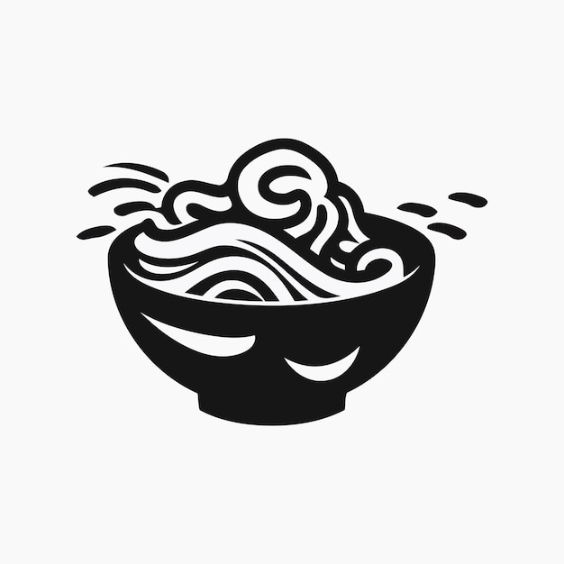 Ramen logo design vector template