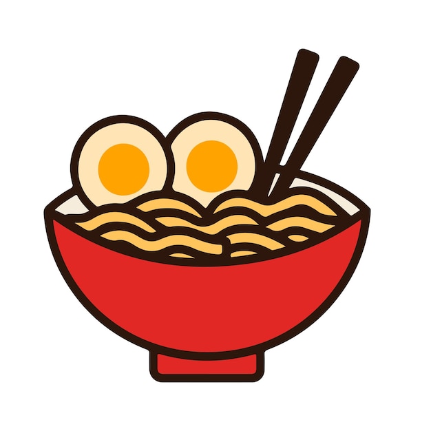 Vector ramen logo