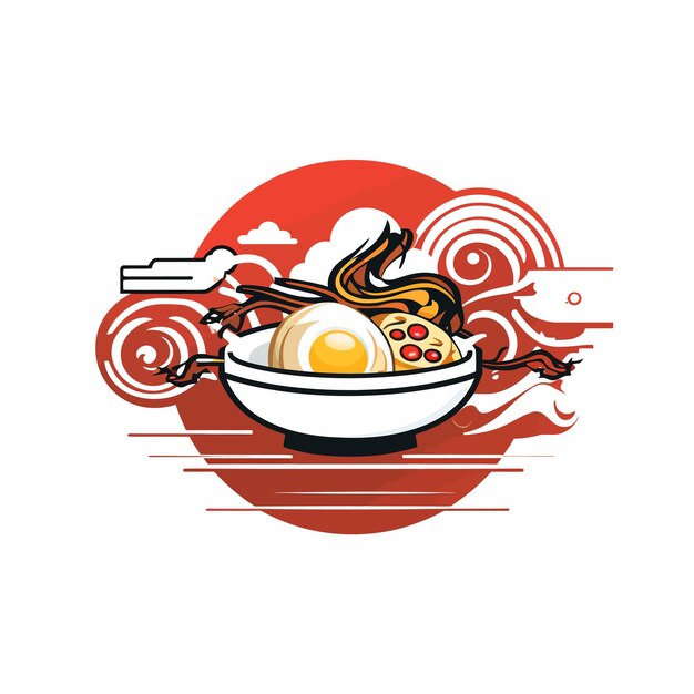 Vector ramen logo