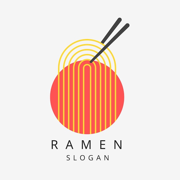 Vector ramen noodle