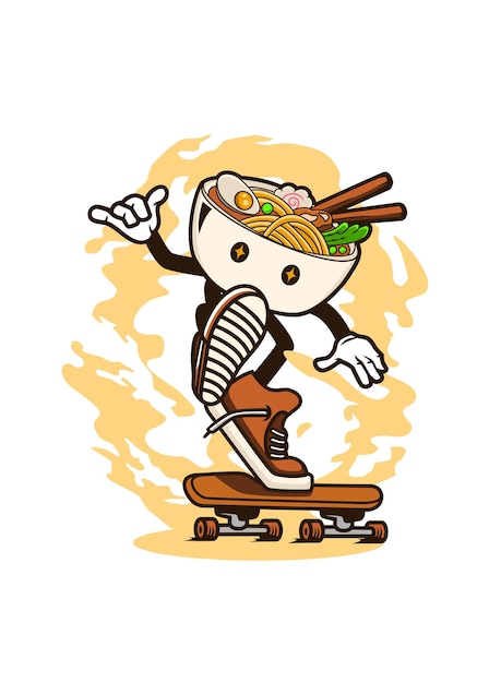 Ramen Skateboard