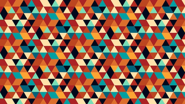 random color triangle background