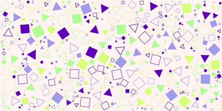 वेक्टर random colorful geometric pattern 56