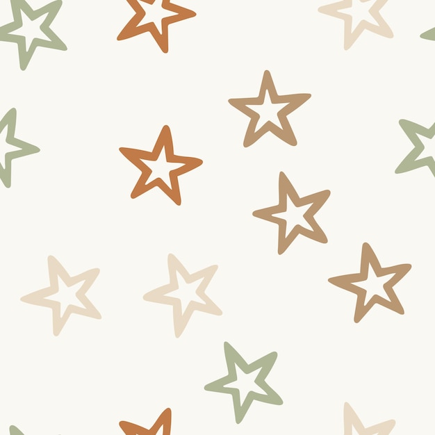 Random colorful stars pattern, abstract background. Elegant and luxury style illustration