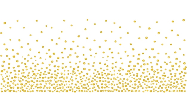 Random Falling Golden Dots Background