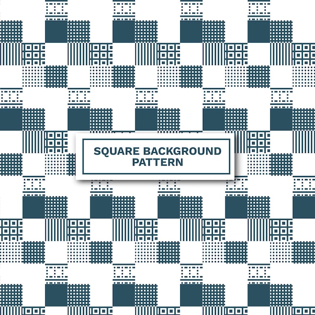 Random square Shape Pattern Background Vector Illustration