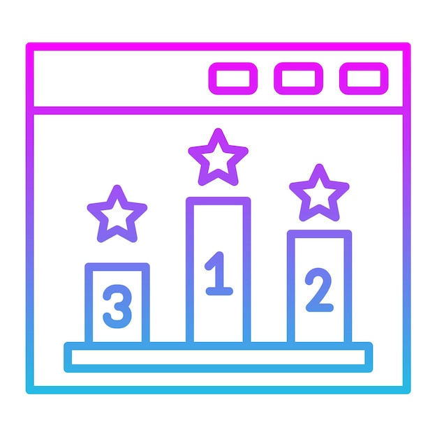 Вектор ranking icon