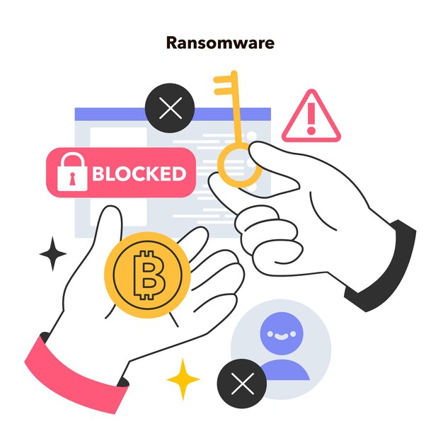 Ransomware hacker attack Soort afpersingssoftware of malware