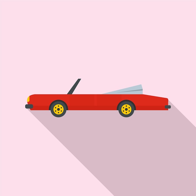 벡터 아메리칸 자동차 아이콘 웹 디자인을 위한  아메리카 자동차 터 아이콘의 평평한 일러스트레이션