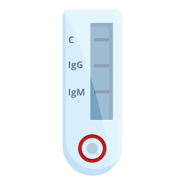 Rapid pharmacy test icon Cartoon and flat of Rapid pharmacy test vector icon for web design isolated on white background