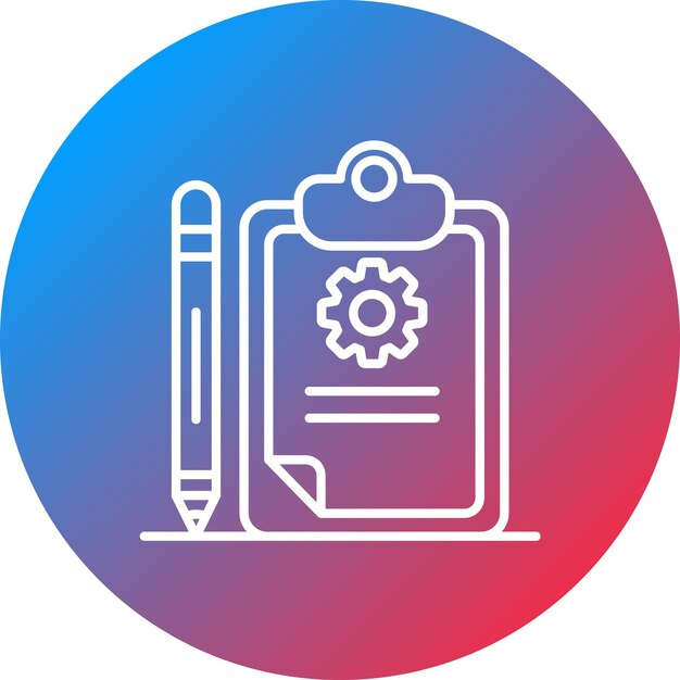 Rapportage aanpassing icoon vector afbeelding Kan worden gebruikt voor Data Analytics