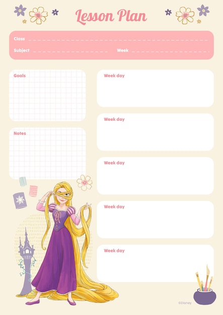 rapunzel tangled lesson plan