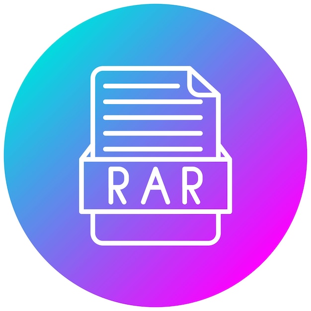 Стиль векторной иллюстрации RAR