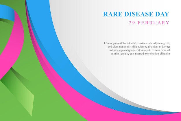 Rare Disease Day background