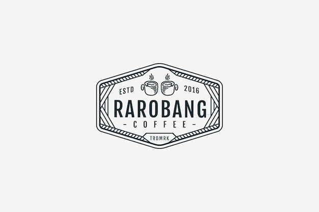 Vector rarobang coffee  coffee   bw