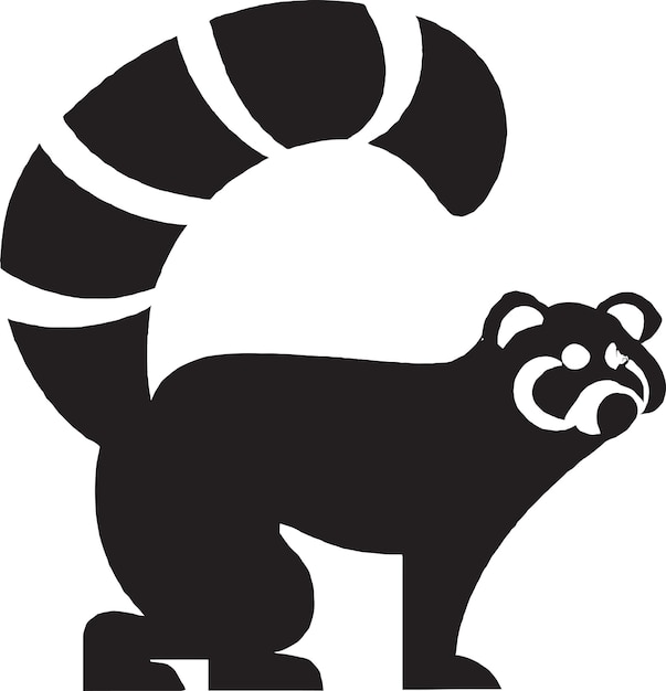 Rascally Racoon: забавный и причудливый логотип для детей039