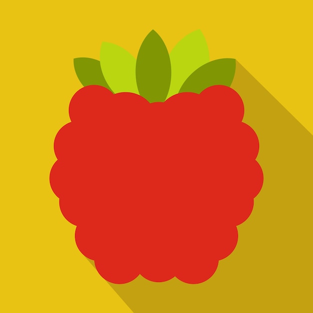 Raspberries flat icon for web and mobile devices