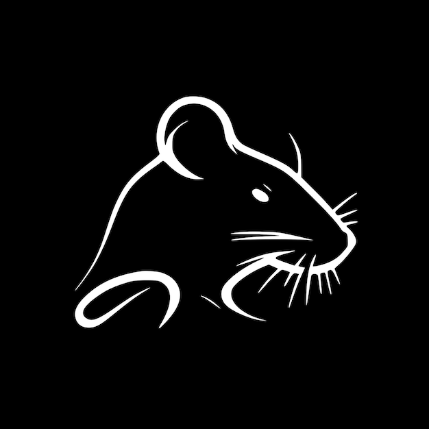 Vector rat high quality vector logo vector illustration ideal for tshirt graphic