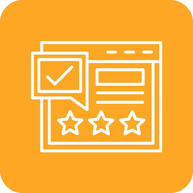 Rating icon vector image Can be used for Communications