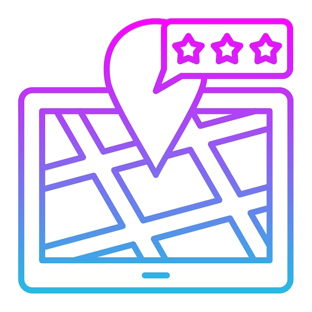 Vector rating icon