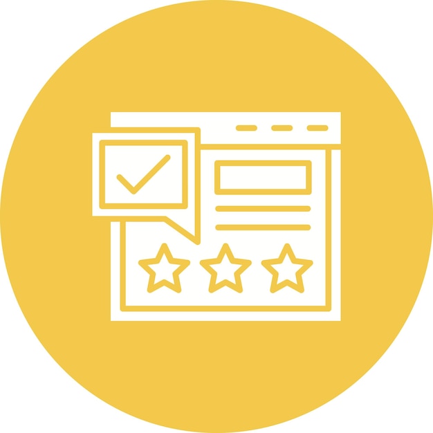 Rating vector icon Can be used for Communications iconset