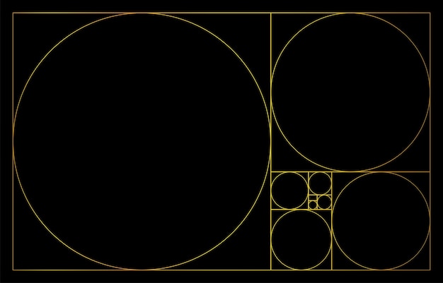 Vector ratio used in design golden ratio 11618