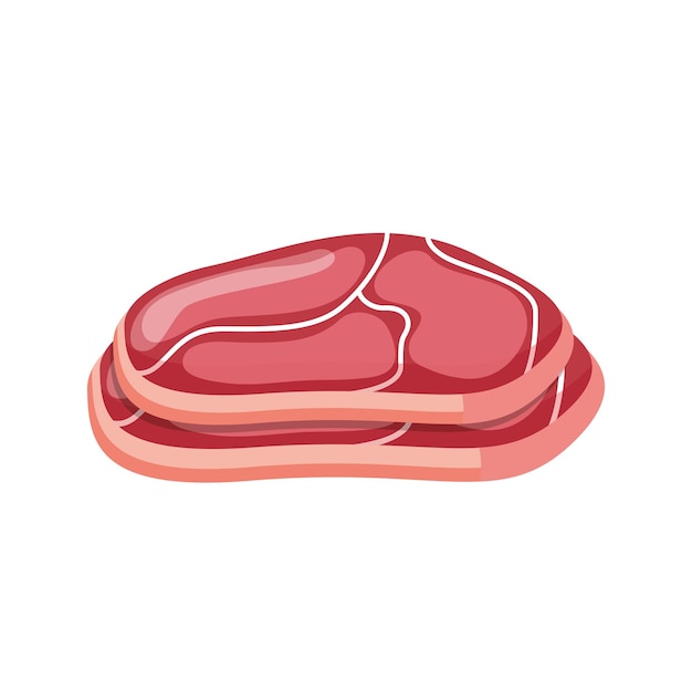 Rauw vlees cartoon