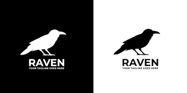 Raven logo vector