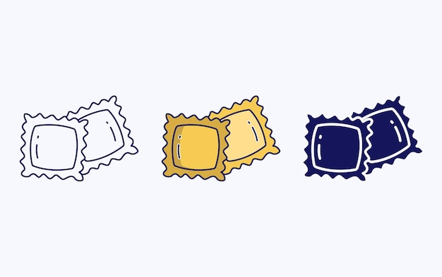 Icona di pasta ravioli