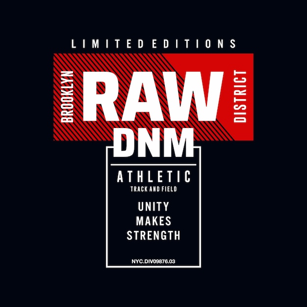 Raw denim t-shirtontwerp