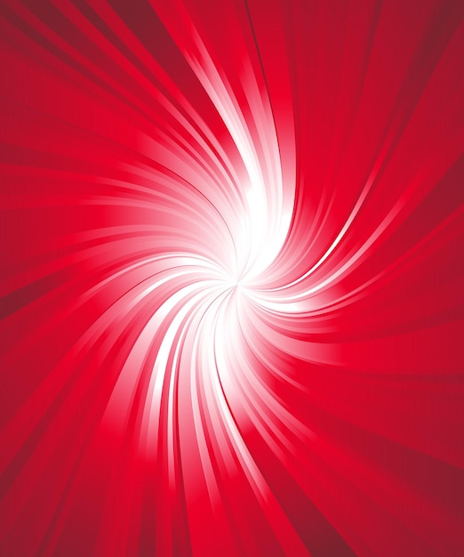 Ray lights explosion background with red colors