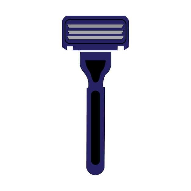 Шаблон векторного логотипа лезвия бритвы