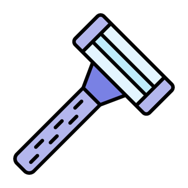 Razor Flat Illustration