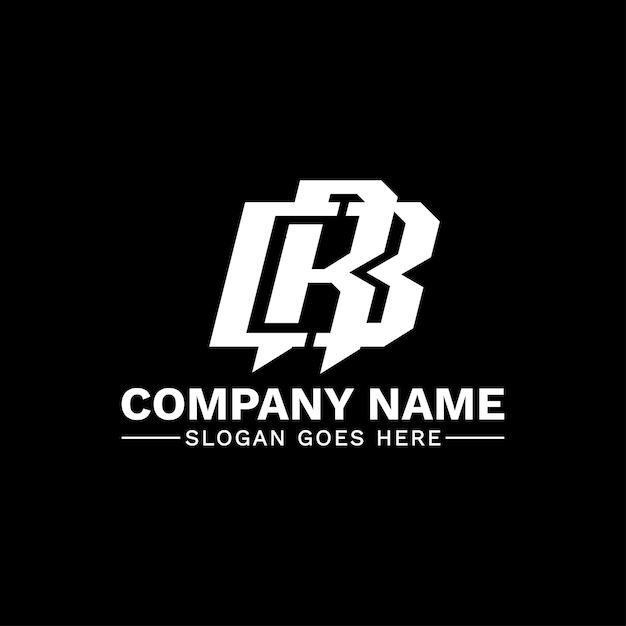 RB letter monogram logo template