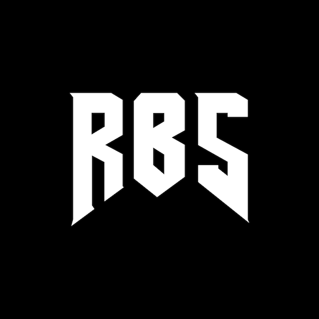 RBS letter logo ontwerp voor technologiebedrijf RBS logo ontwerp zwarte en witte kleurencombinatie RBS logo RBS vector RBS ontwerp RBS icoon RBS alfabet RBS typografie logo ontwerp